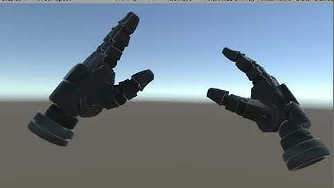 Vive Cosmos finger tracking scene sample