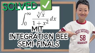 Solving the MIT INTEGRATION BEE SEMI-FINALS - Question 1