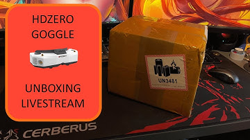 HDZero Goggle Unboxing - LIVESTREAM!