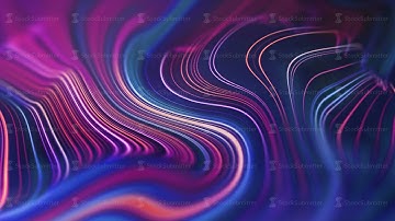 Digital technology animation. Blur technology background digital wave. Seamless loop 4k.