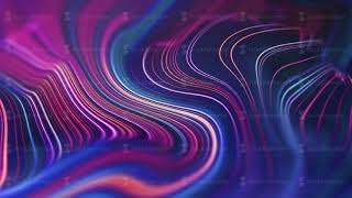 Digital technology animation. Blur technology background digital wave. Seamless loop 4k.