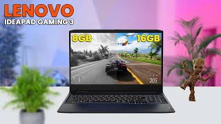 8GB VS 16GB RAM Gaming Test | Lenovo Ideapad Gaming 3