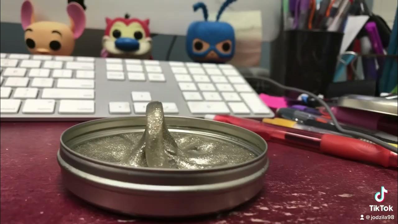 Playing with thinking putty YouTube