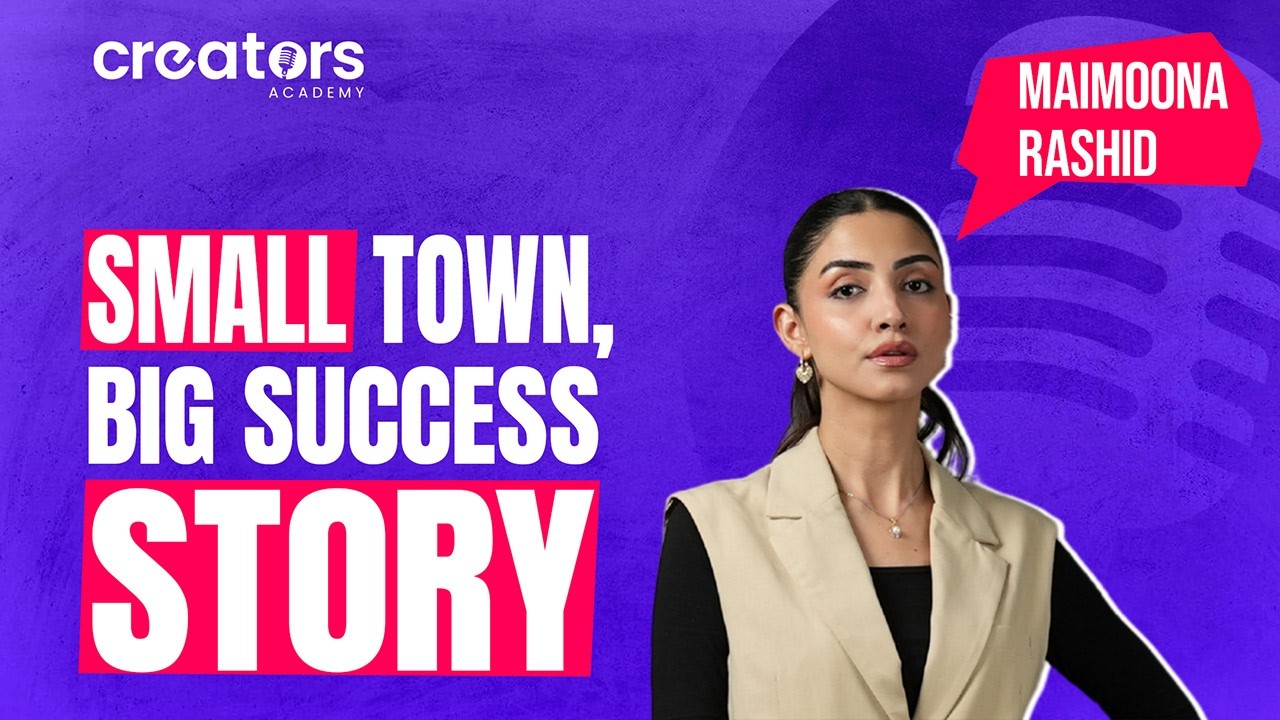 Small Town, Big Success Story | Maimoona Rashid - YouTube