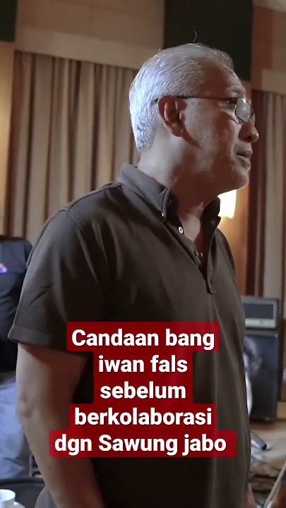 briefing sebelum berkolaborasi ( Iwan Fals x Sawung jabo)