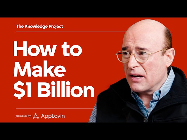 Thumbnail for The Lessons Behind How To Make a Few Billion Dollars