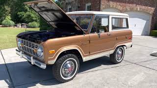 Original 1974 Ford Bronco Ranger Interior/Engine Bay