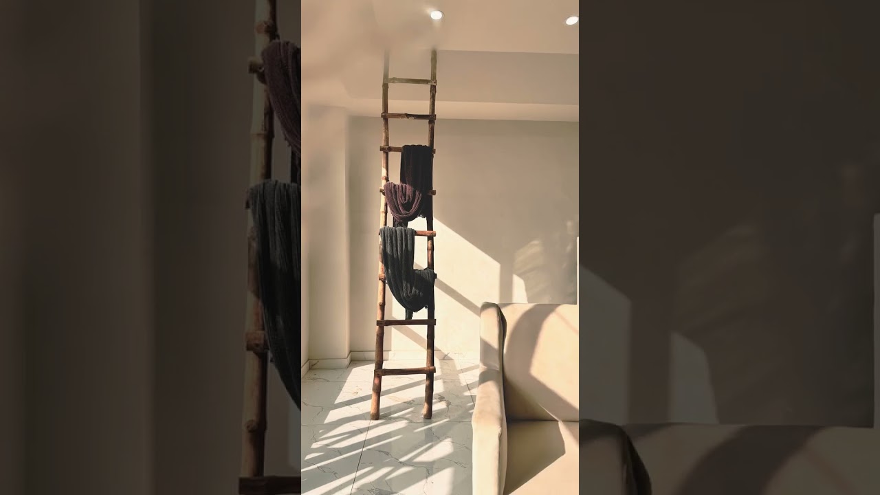 Style with Bebejan | Cozy Ladder Throw Styling Ideas for a Chic Home Corner 