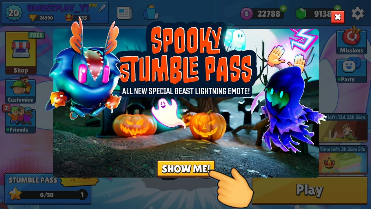 Stumble Guys - Update 0.57: Happy Spooky Stumbleween!