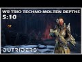 Outriders | World Record Trio Techno | Molten Depths | New Horizon Speedrun - 5:10 | 1440P 60FPS