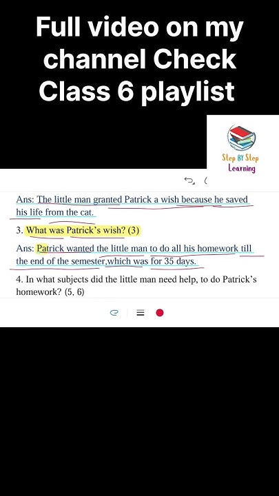 Class 6 English Chapter 1 Who Did Patrick s Homework Question Answer class-6-english-chapter-1-who-did-patrick-s-homework-question-answer