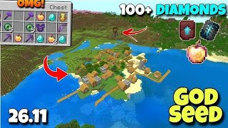 😱 INSANE GOD SEED in Minecraft 1.21 (100+ Diamonds!) Bedrock+Java #minecraft #seed #godseed #gaming