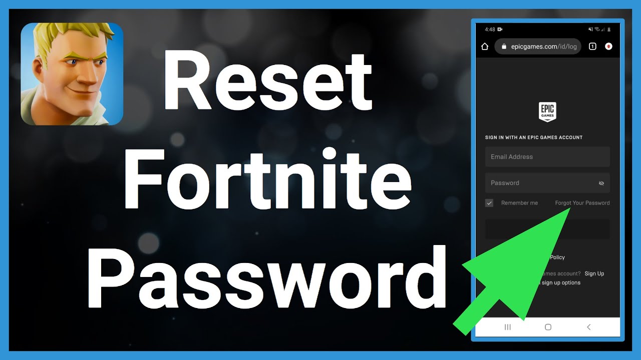 How to reset your Epic Games password if you can't log in to your