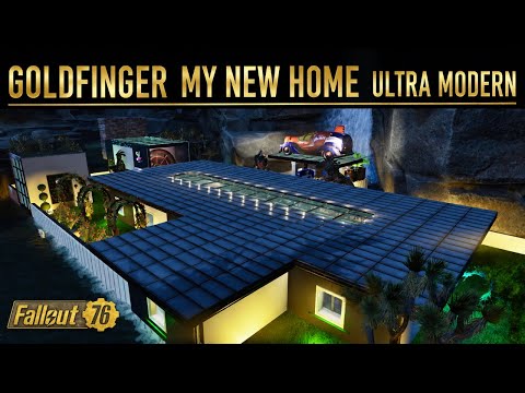 Fallout 76 Camp : GOLDFINGER - My New Home - Ultra Modern