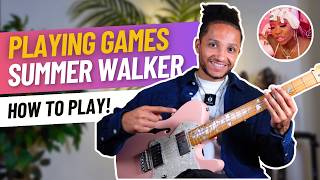 How to Play "Playing Games" by Summer Walker on Guitar | QUICK & EASY screenshot 5
