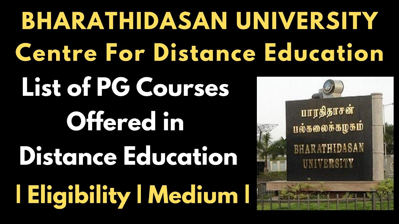 distance education pg courses in tamilnadu