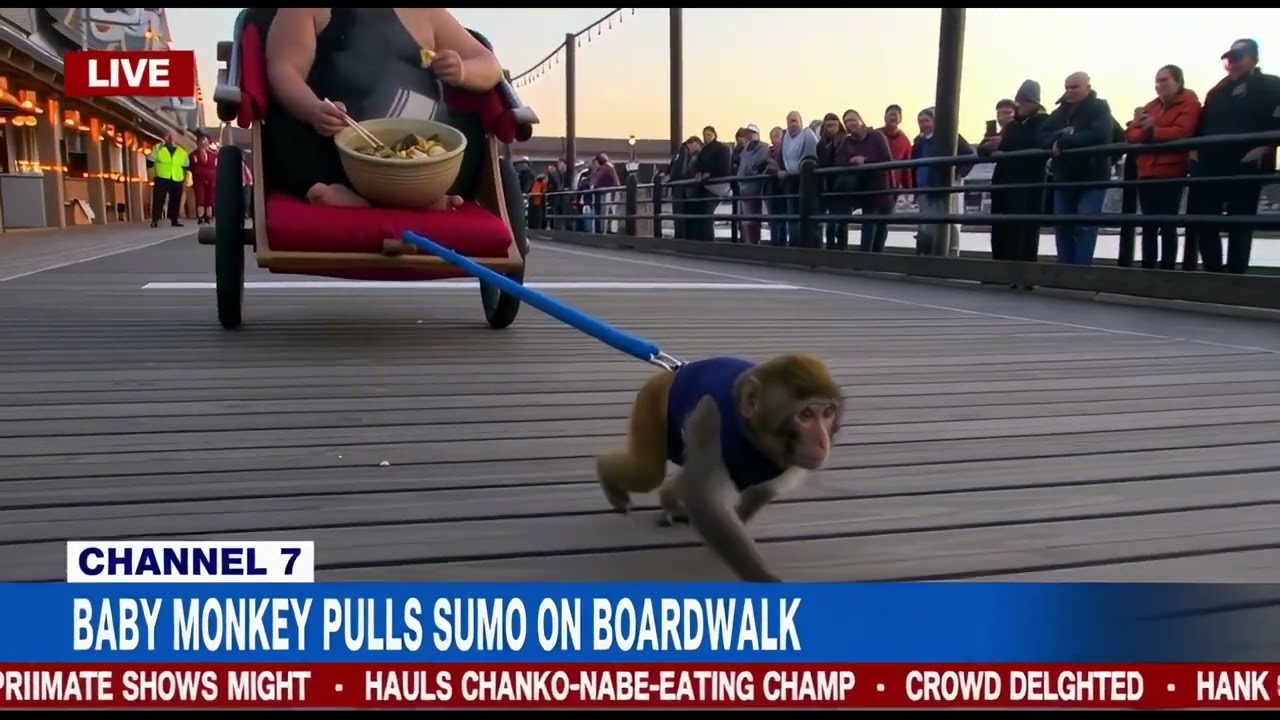 🎥 Срочные новости: животные соревнуются в самых забавных гонках по перетягиванию тележек!