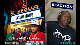 FIRST TIME HEARING Bruno Mars - Calling All My Lovelies (Live @Apollo Theater) REACTION