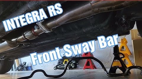 How to install an Integra RS front sway bar in a 92-95 civic
