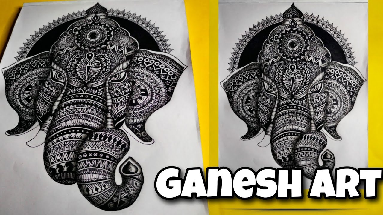 Lord Ganesha of Mandala Art|| Ganesh Art