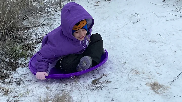 Cousins Sledding Trip