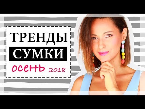 МОДНЫЕ СУМКИ НА ОСЕНЬ 2018 | ТРЕНДЫ СУМОК ОСЕНИ