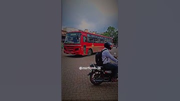 Msrtc new tata bs6 bus on route on 11/08/2023#bus_shorts #msrtcbus #lalpari #status #2023 #Shorts