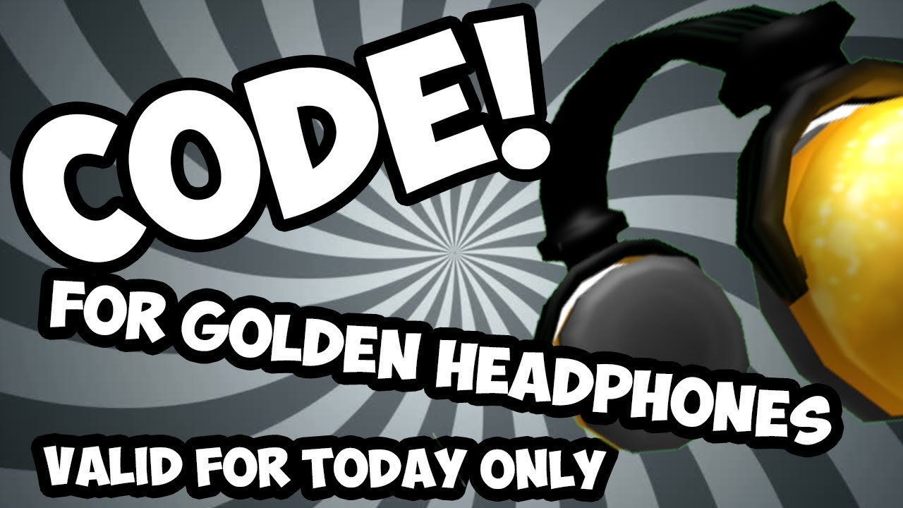 How To Get The 24k Golden Headphones Roblox Promocode Expired - 24k headphones roblox code