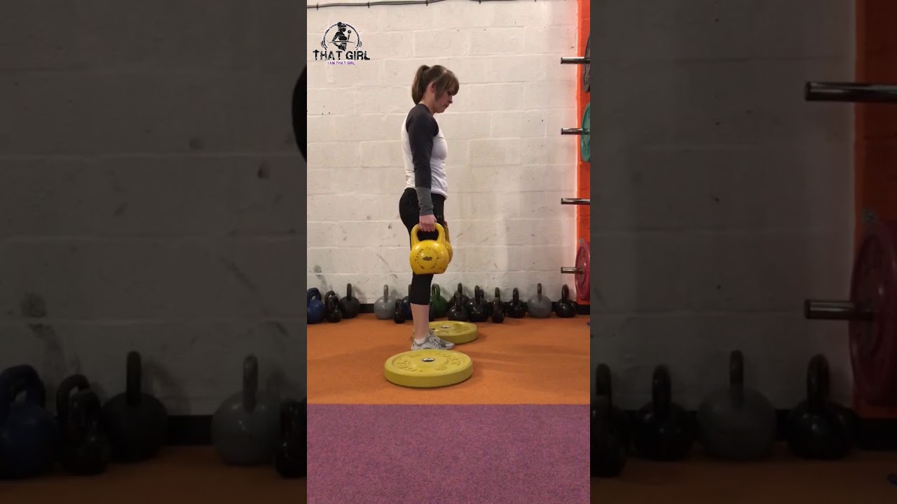 Kettlebell Deadlift From Blocks YouTube