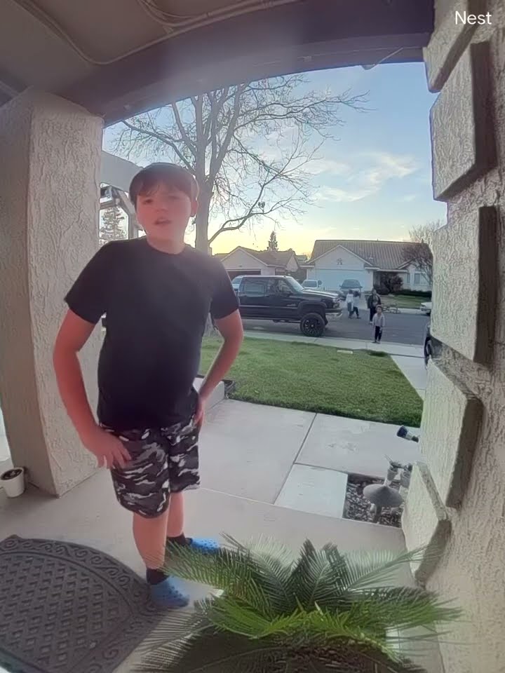 Young Boy Makes Wholesome Apology to Doorbell Camera || ViralHog
