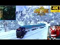 Transporting christmas gift🎁 | road Train on Snowy mountain🏔️ Euro truck simulator 2 #ets2