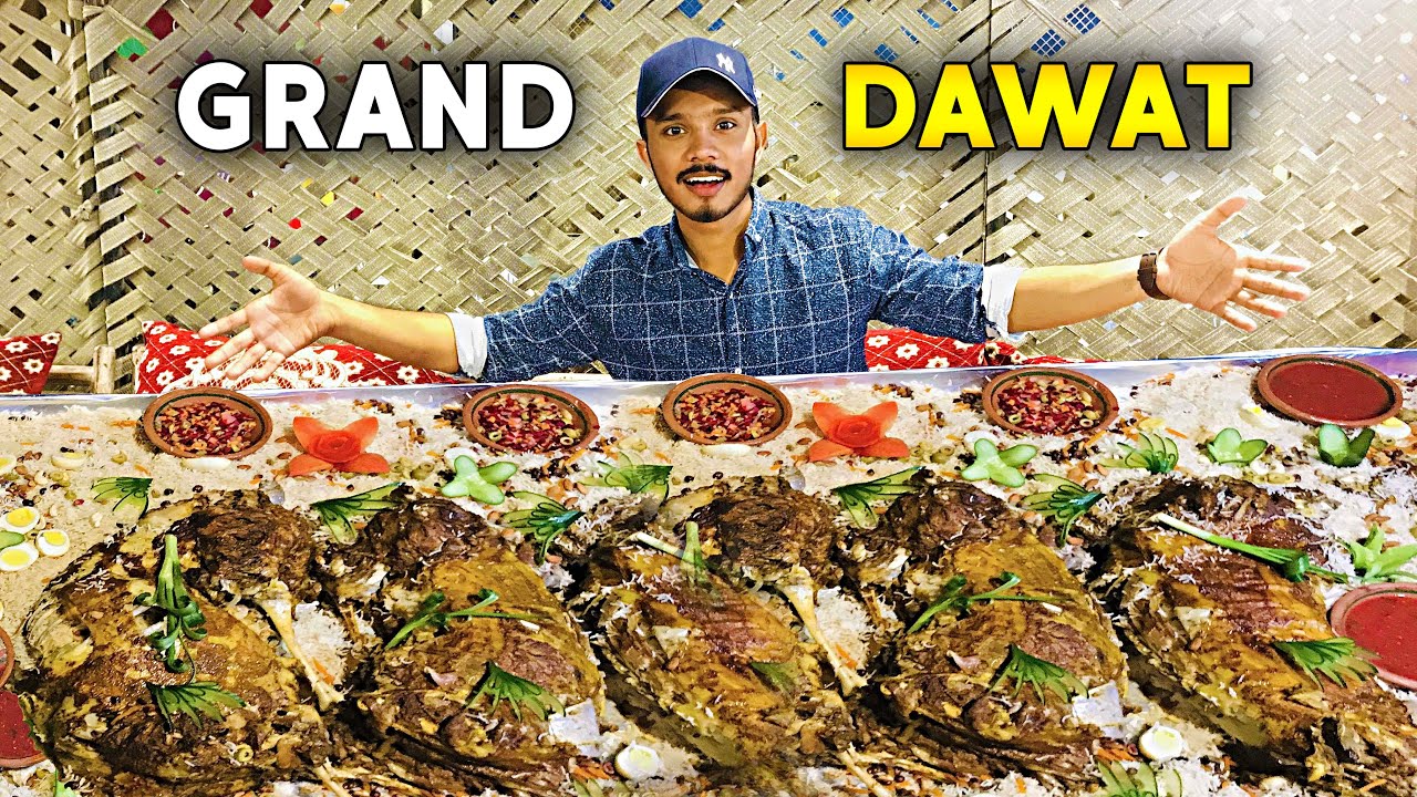 6 Dumbo Ki Arabic Dish Banai😍 Biggest Dumba Platter First Time In