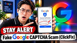 Don't Trust 'Verify You're Human' Pages  The Fake Google CAPTCHA Scam (ClickFix) Explained