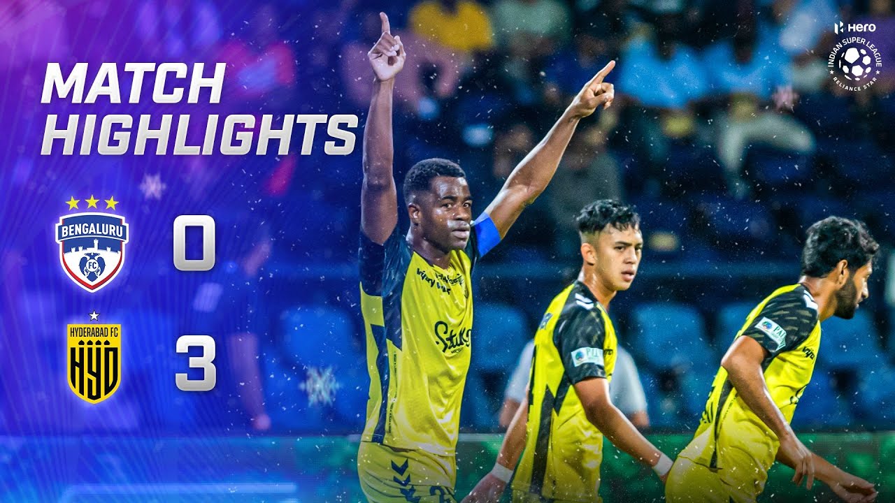 Highlights - Bengaluru FC 0-3 Hyderabad FC | MW 12, Hero ISL 2022-23