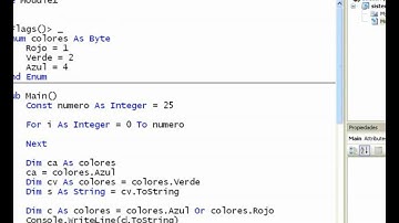 Enumeraciones, Enum, Aprender A Programar En Visual Basic Express Parte 2