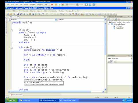 Enumeraciones, Enum, Aprender A Programar En Visual Basic Express Parte 2