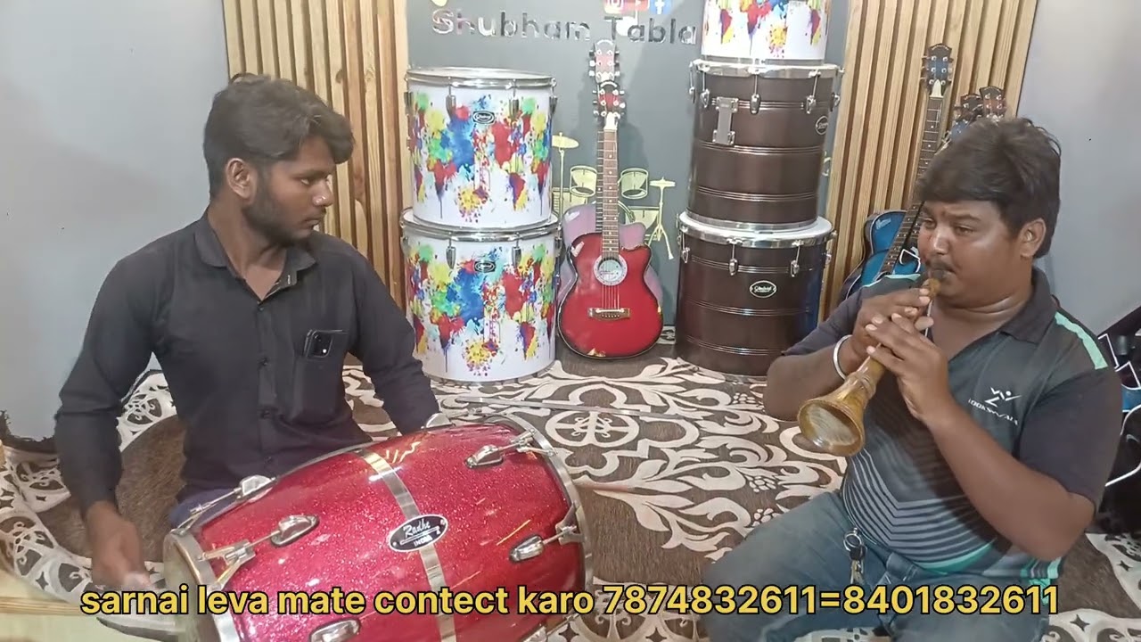 Sarnai vs dhol #shubhamtablamaker #stmveraval