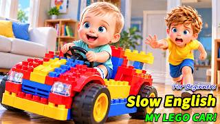 Henry Tried to Fix a Broken LEGO Car... THEN Everything Went CRAZY! 😱🚗 | Slow English Listening (A2)