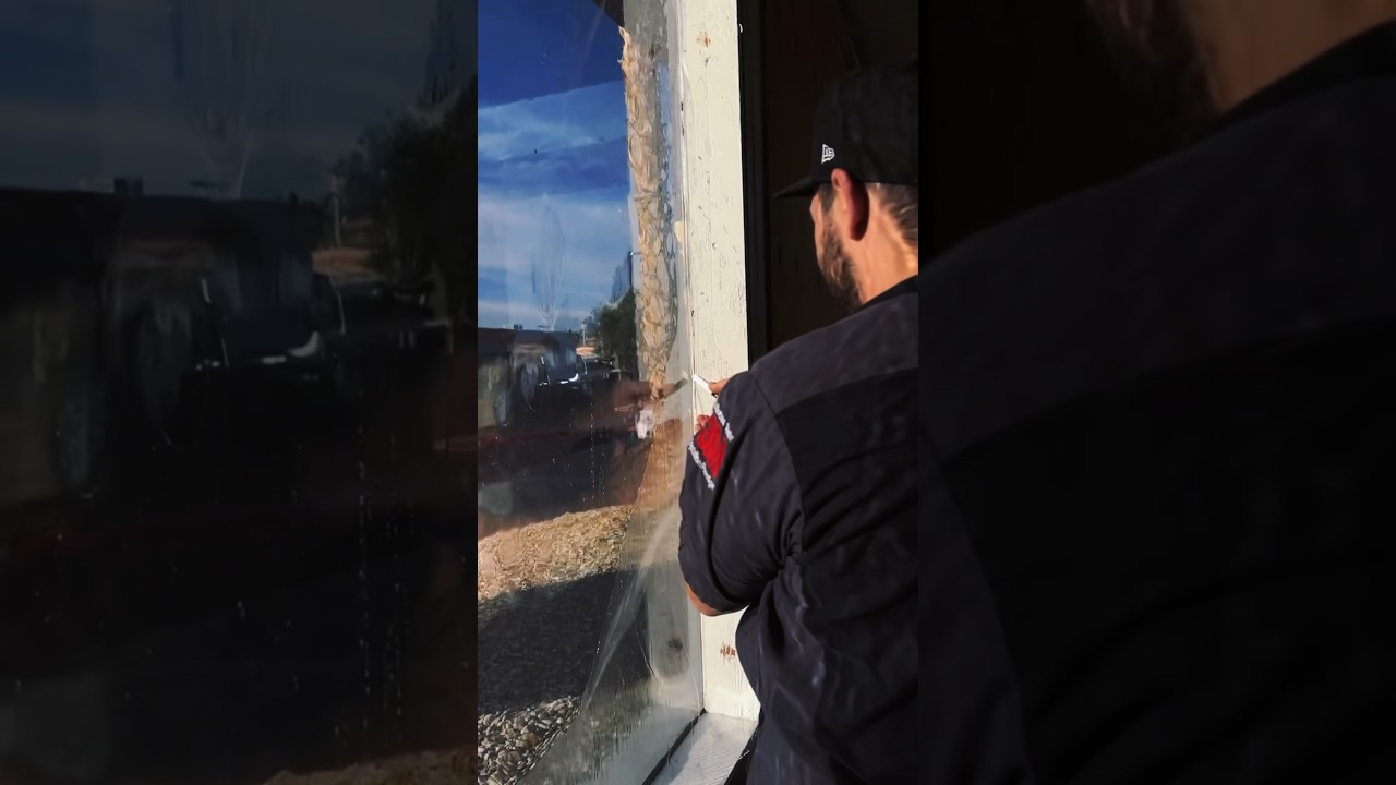 Fortifying spaces with the strength of security film🏡🔒 