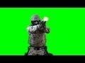 soldier shoots with gun - real Battlefield green screen footage 1 - free green screen - free use