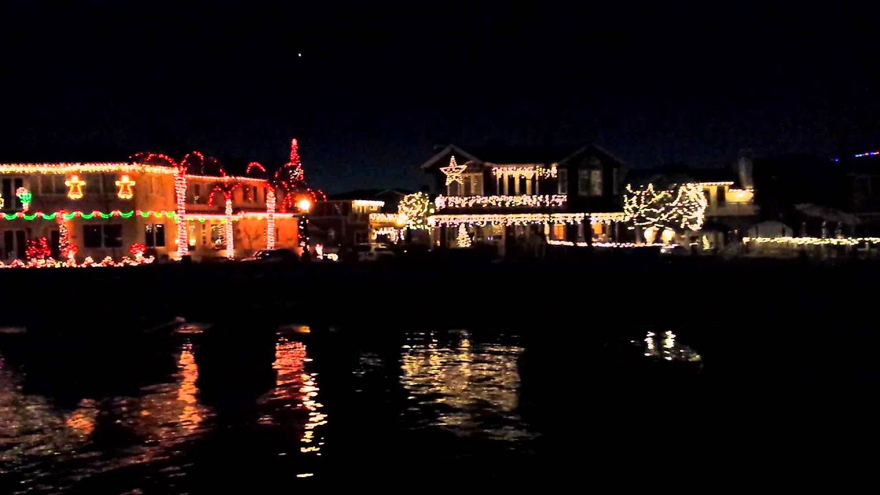 Christmas Lights Newport Harbor, CA YouTube