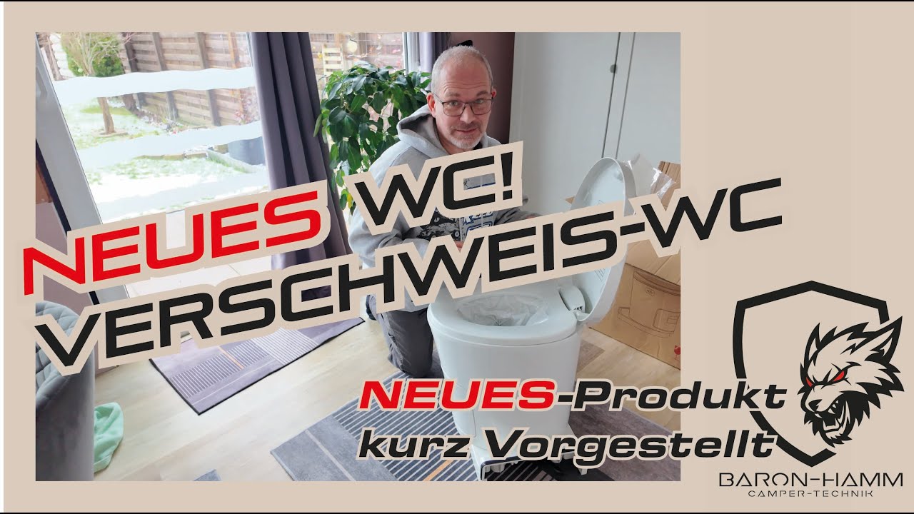 Clesana WC, das Maß aller Dinge? NEIN, hier eine Alternative im Bereich Verschweiß-WC. Mit Akku!