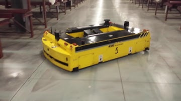 AGV or Autonomous Guided Vehicle Paper roll robot