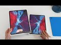 12 9 inch iPad Pro 4th generation 2020 Silver Unboxing Smart Folio surf blue