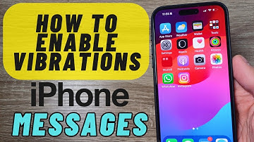 How to Enable Vibrations for Messages on iPhone 15 Pro  & Pro Max