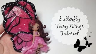 TUTORIAL: Polymer Clay Butterfly Fairy Wings- NO PAINT!