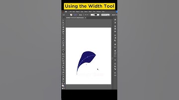 How to Use Width Tool in Adobe Illustrator #shorts #design #photoshop #illustrator