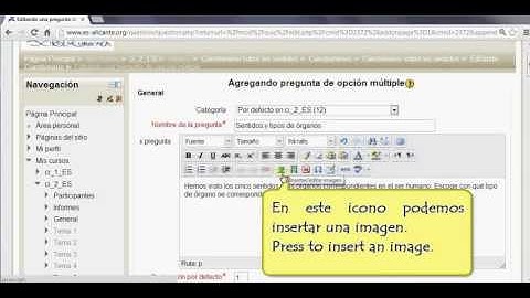 Tutorial Moodle sobre creación de cuestionarios