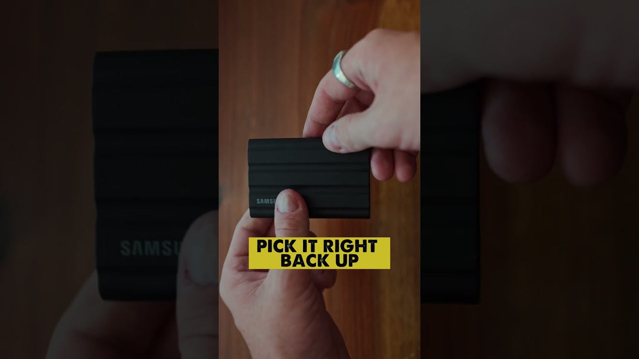 The SMALLEST & FASTEST Drive for Editing Video! | Samsung T7 Shield Overview