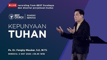 Kebaktian Minggu Pagi | Jemaat Online Gereja BEST | Ps. Fengky Maukar | Kepunyaan Tuhan